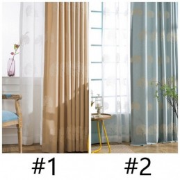 Elegant Tree Pattern Embroidered Curtain Made to Measure Curtain Blackout Window Curtains Drapes For Living Room