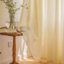 Nordic Tulle Curtains Modern Sheer Voile Curtain Made to Measure Curtain For Living Room Bedroom